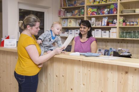 Kurzy plavání pro&nbsp;děti - Recepce